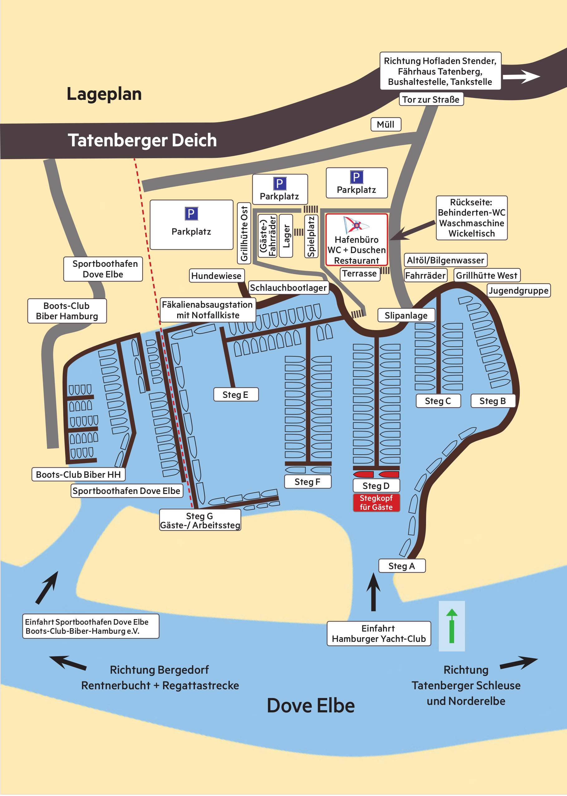 Hafenplan HYC Hafenplan HYC