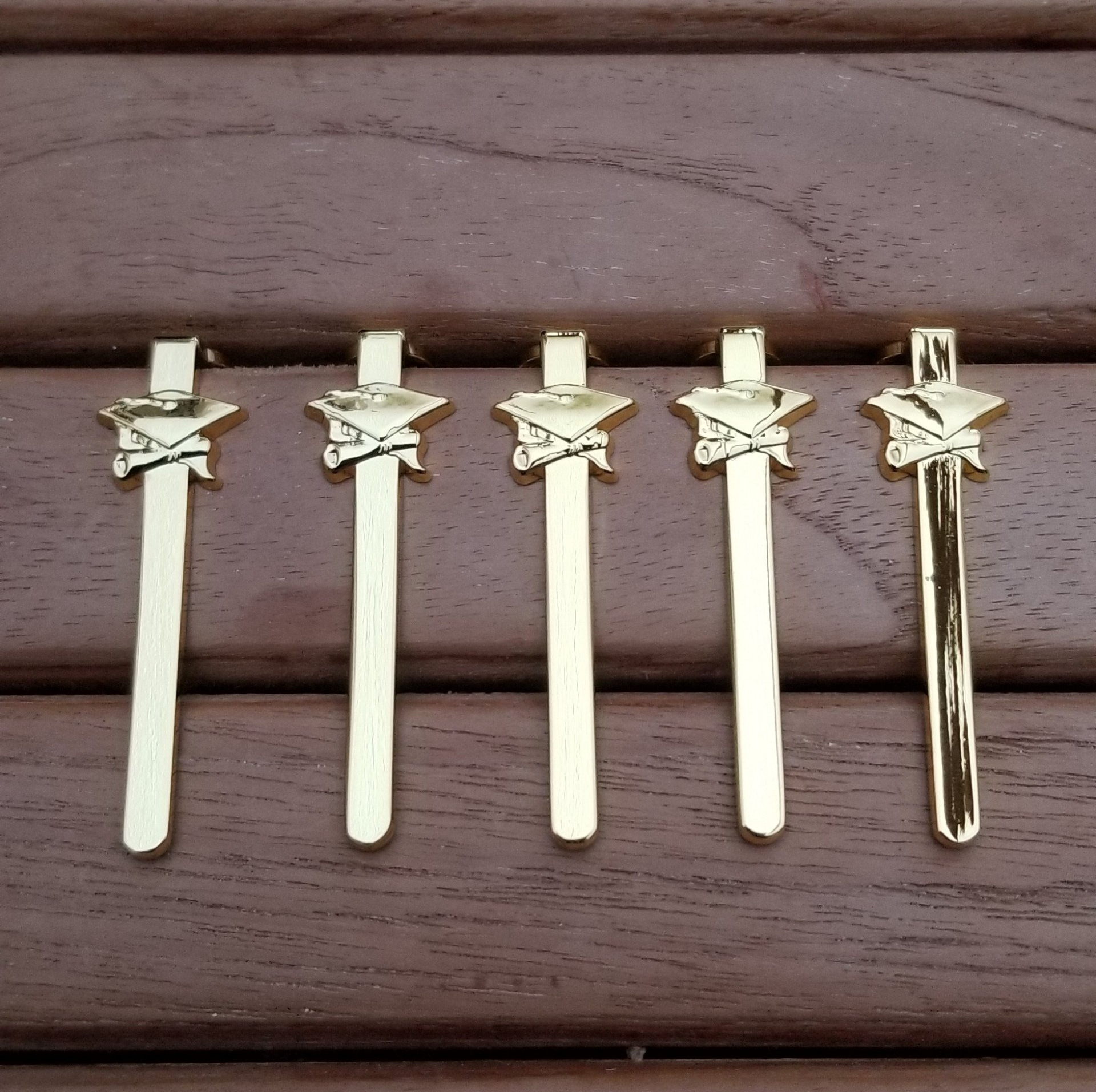 Graduation Slimline Pen Clip Gold Plated Turnershop