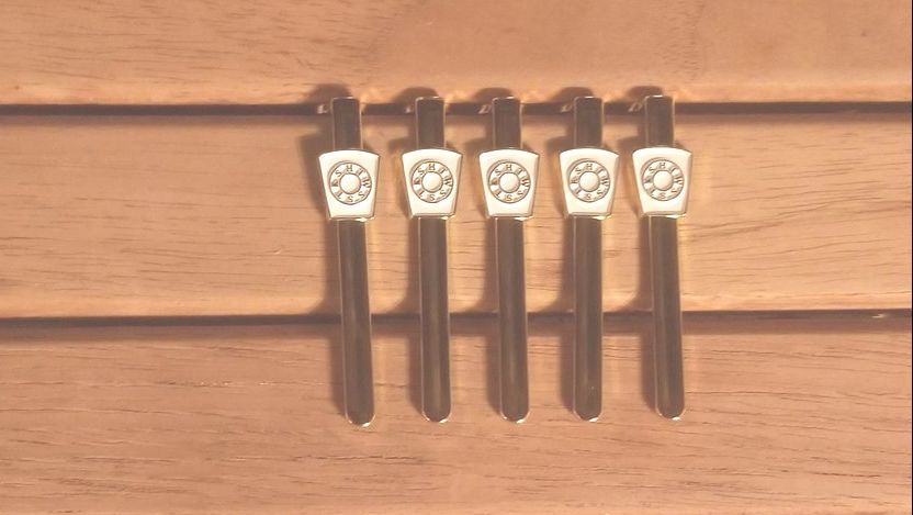 Masonic Royal Arch Slimline Pen Clip - Gold Plated Turnershop