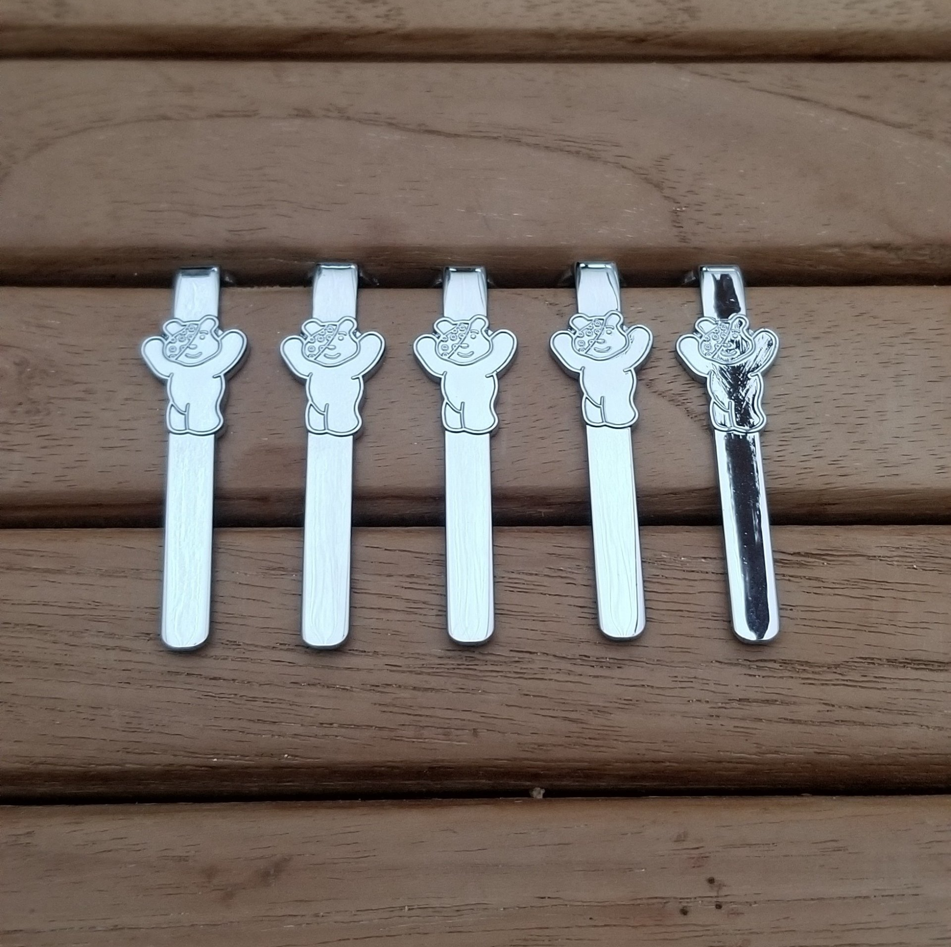 Pudsey Slimline Pen Clips Chrome Plated Turnershop