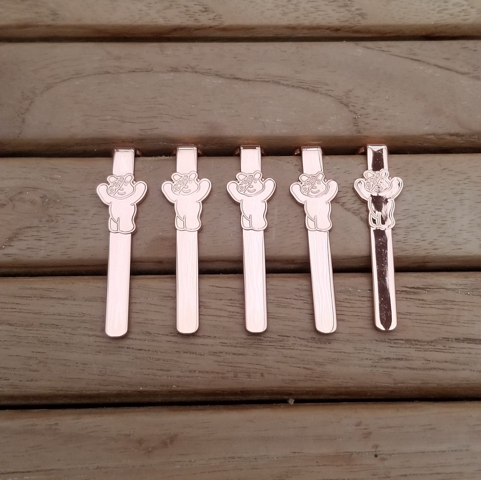 Pudsey Slimline Pen Clips Copper Plated Turnershop