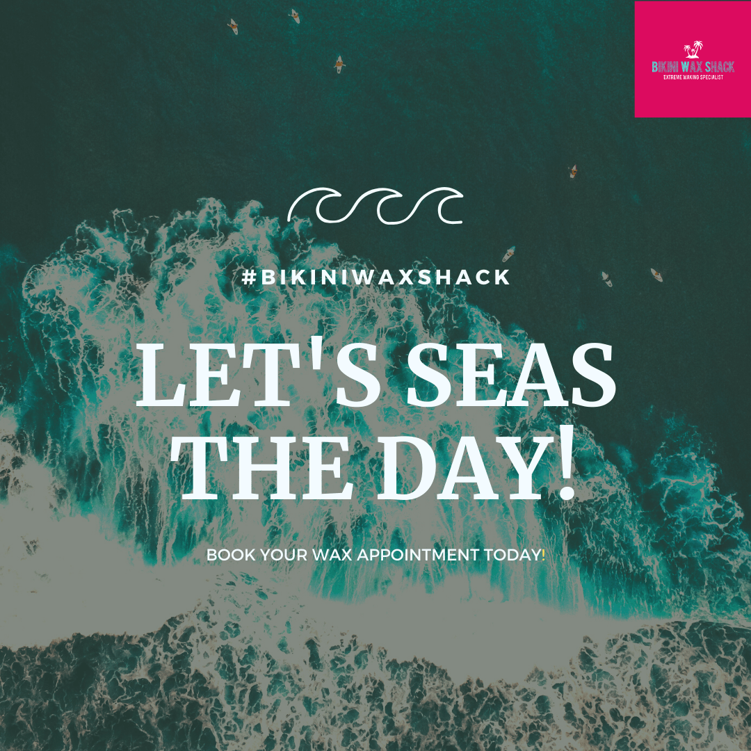 Sea swell with slogan Let's Seas The Day