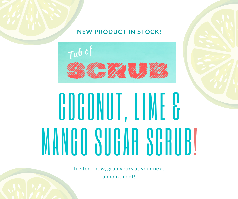 Tub of Scrub - Coconut, Lime and Mango sugar scrub