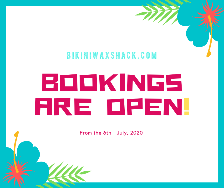 Bookings Are Open