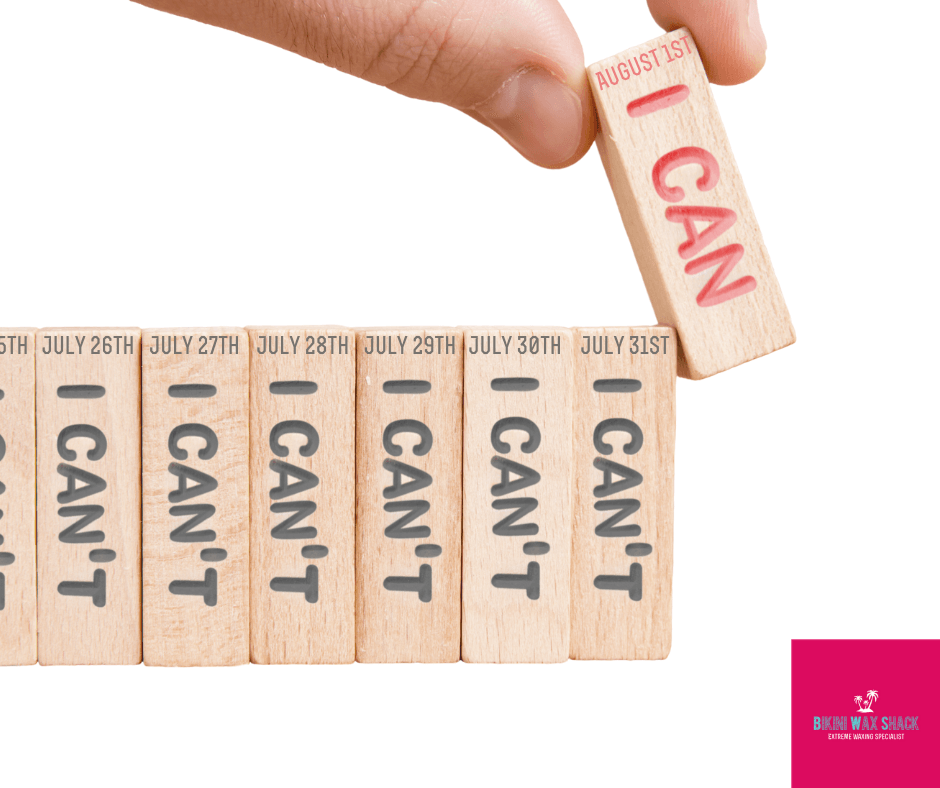 Image of blocks with I Can't and one pulled out with I can