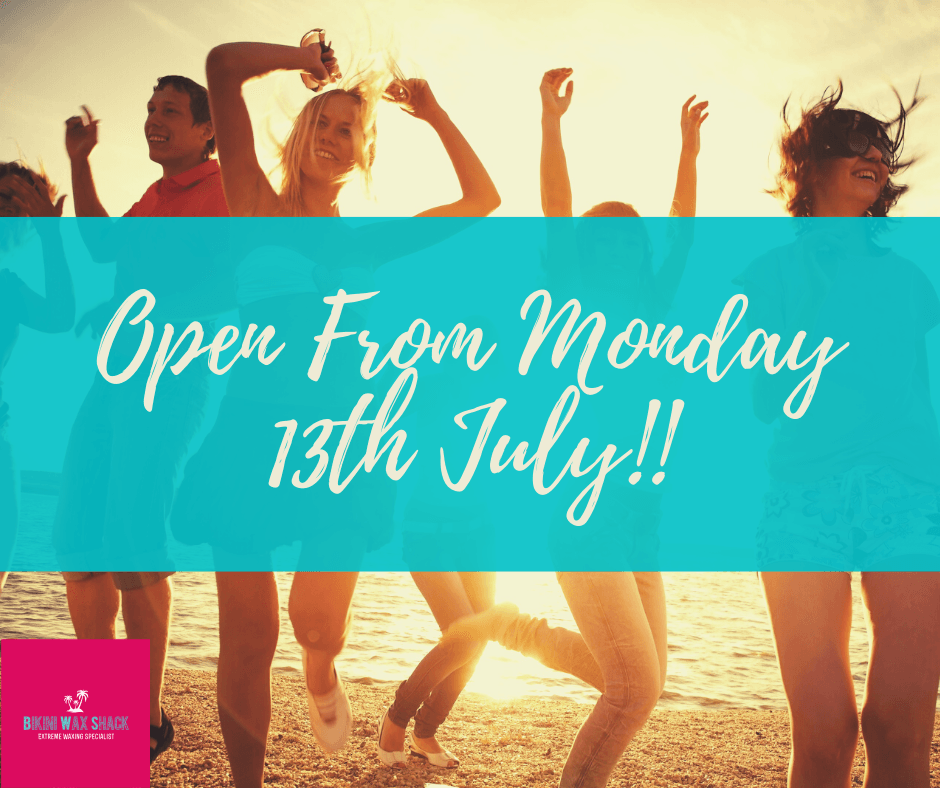 Beach Party with slogan open from Monday 13th July