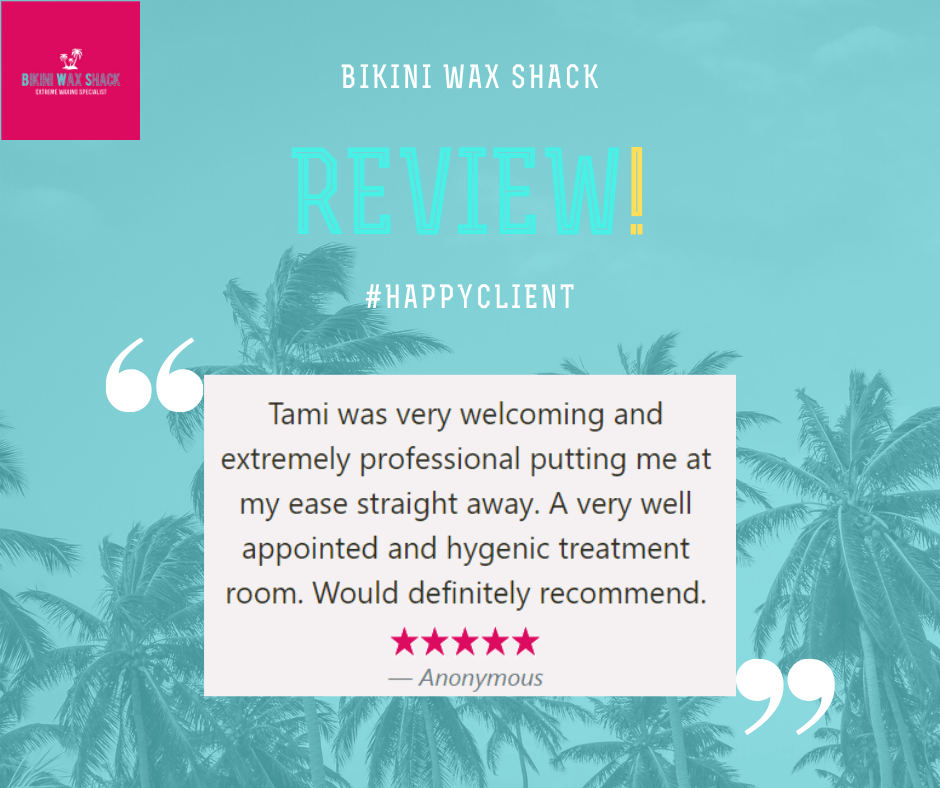 5 star review from #happyclient