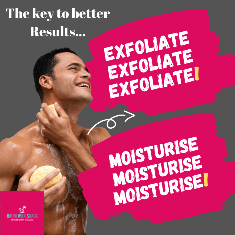 Exfoliate and moisturise is the key to better results