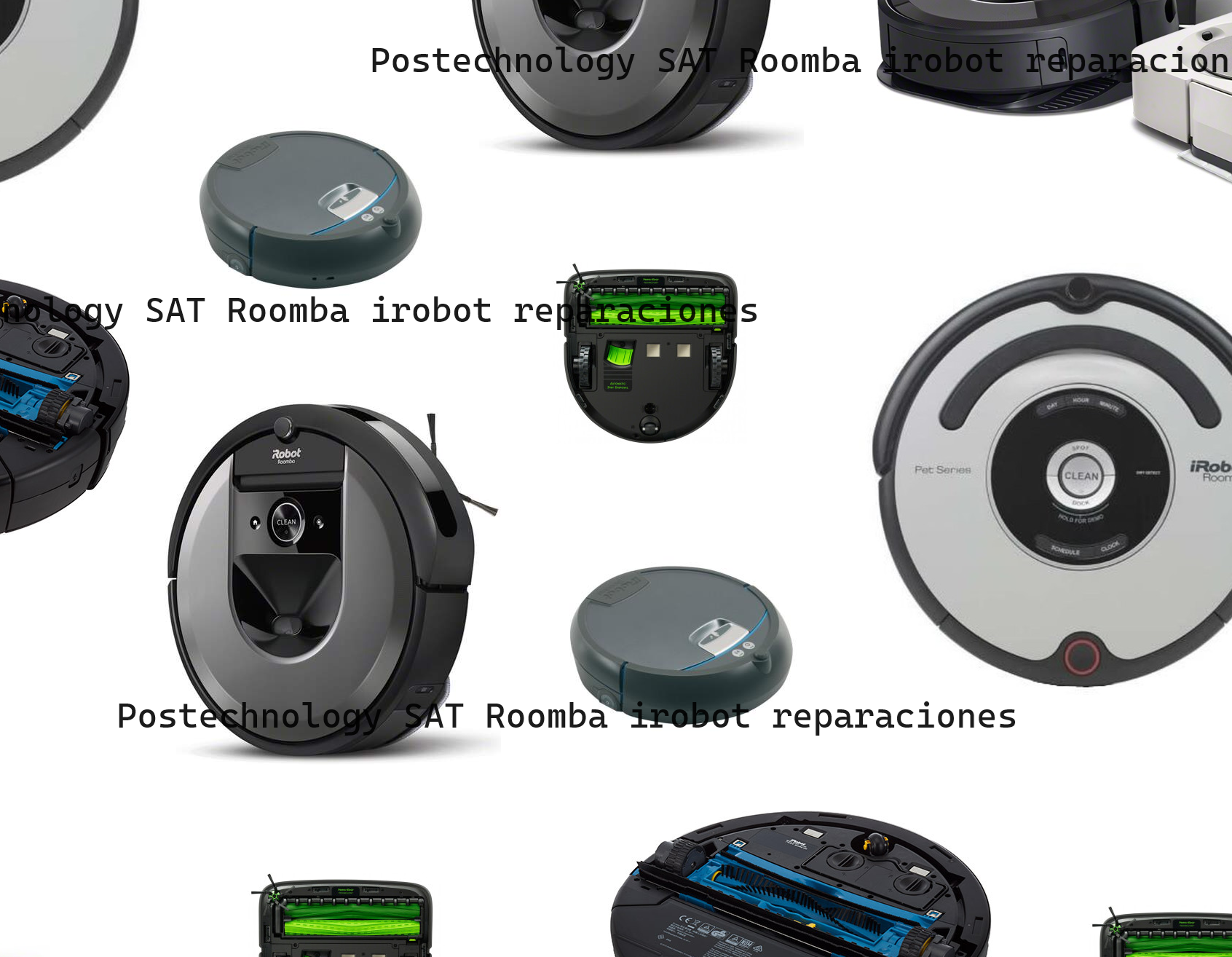 repairs and servicing information roomba