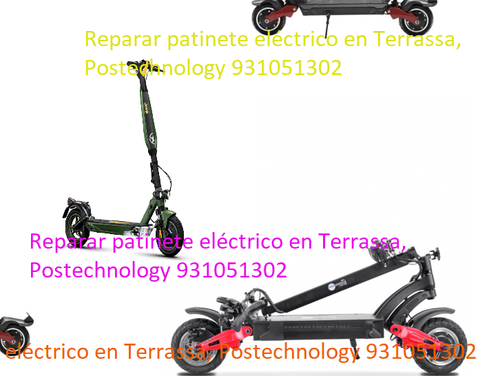 Un patinete averiado en Terrassa un patinete averiado en Terrassa