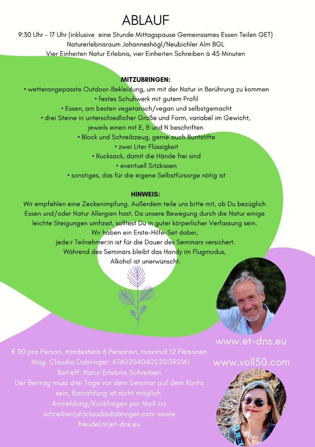 Natur Erlebnis Schreiben Natur Erlebnis Schreiben