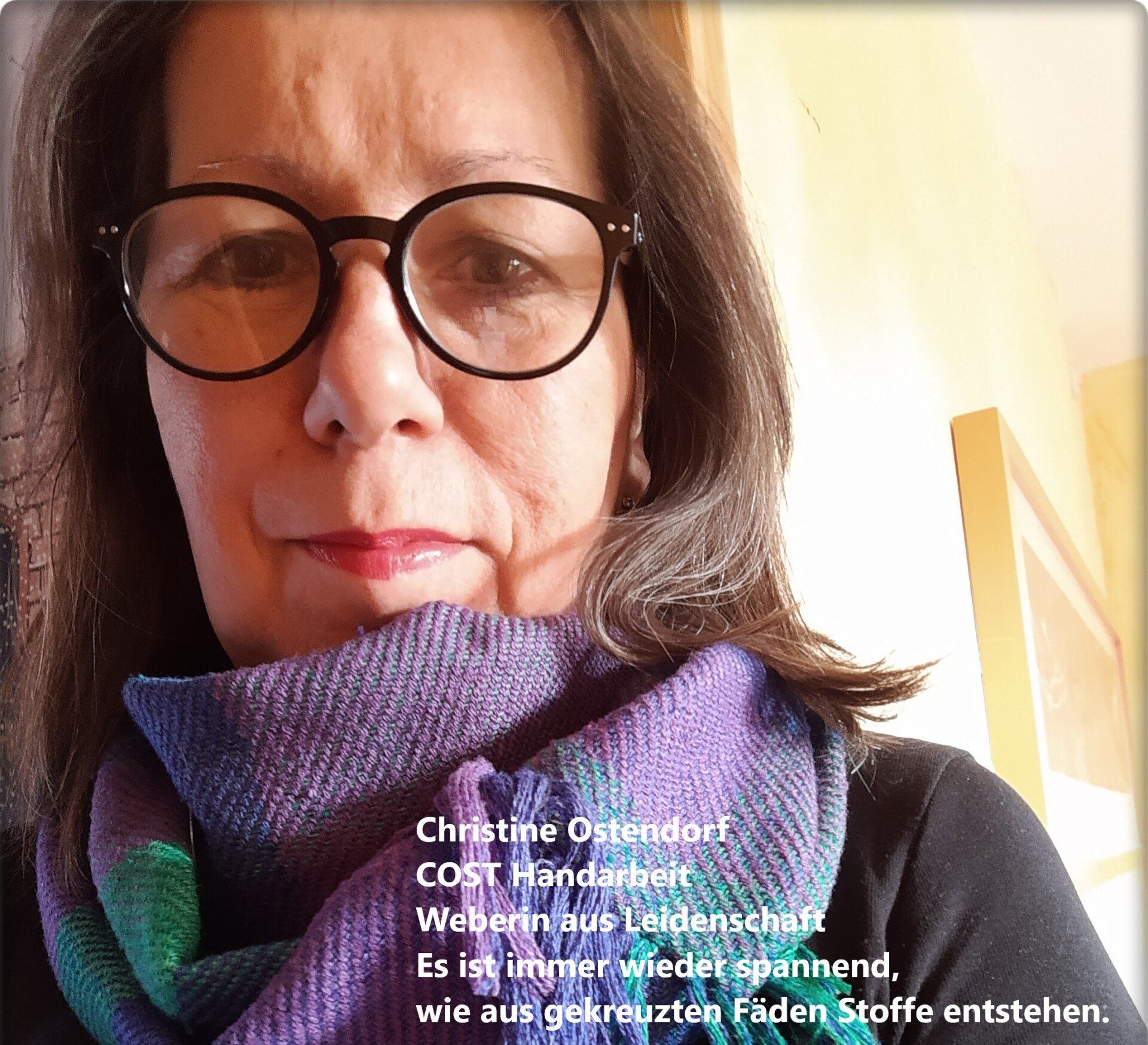 Christine Ostendorfs #12von12 im Oktober 2022: Weben macht glücklich!