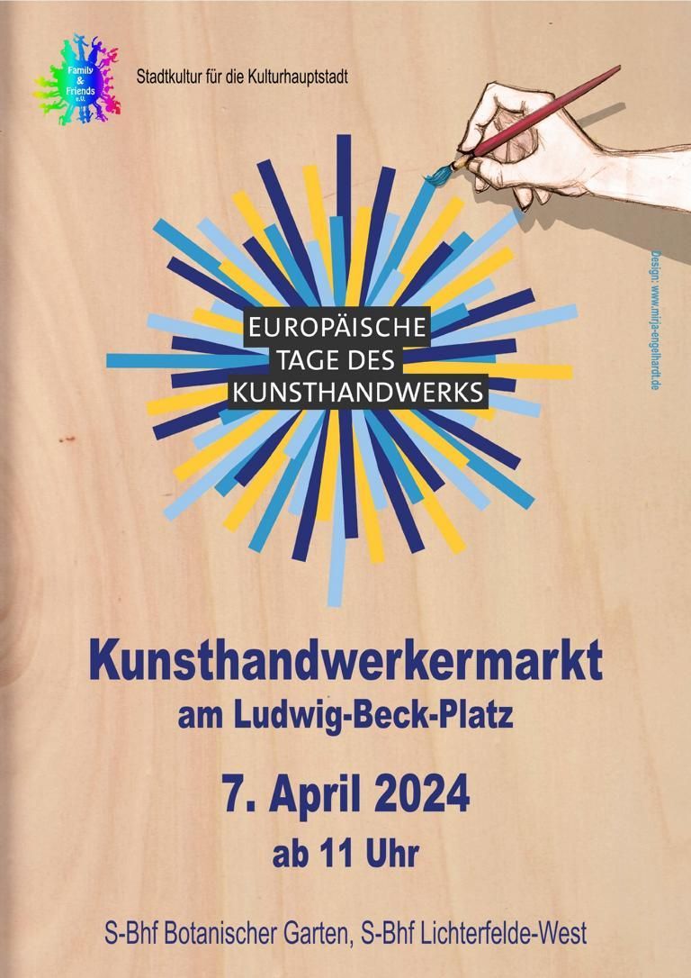 Die Europäischen Tage des Kunsthandwerks finden unter anderem am Ludwig-Beck-Platz statt
