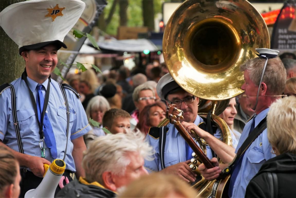 Die Jazzpolizei beim Wein- und Winzerfest Lichtenrade 2019