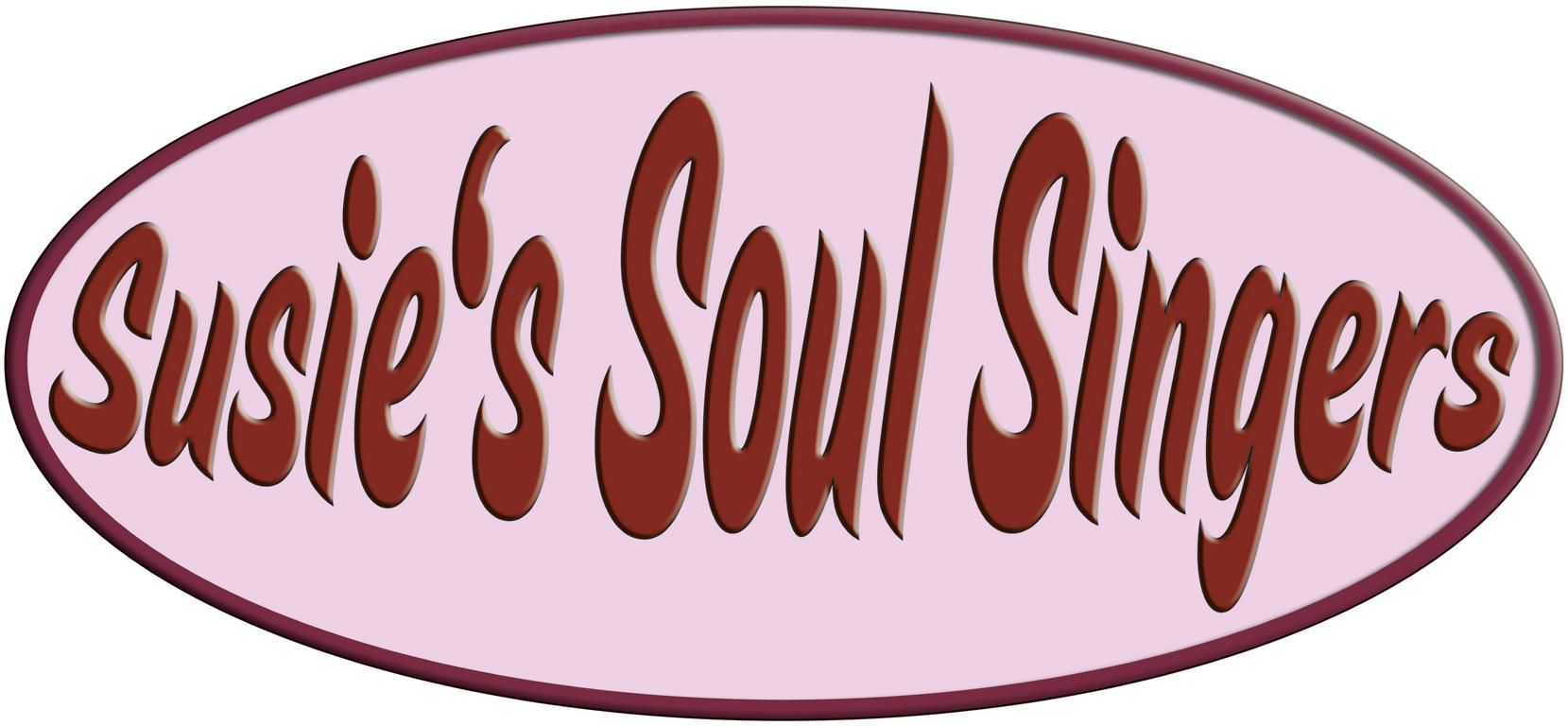 Susie's Soul Singer wieder beim Frühlingszauber in Westend am Wochenende des 13. und 14. Mai 2023 dabei. Zu sehen ist das Logo des 5-köpfigen Mädchenchors.