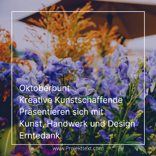Nicole Isermann Elfchen zu Kunst, Handwerk und Design zum Erntedank an der Trinitatiskirche auf dem Karl-August-Platz in Berlin.