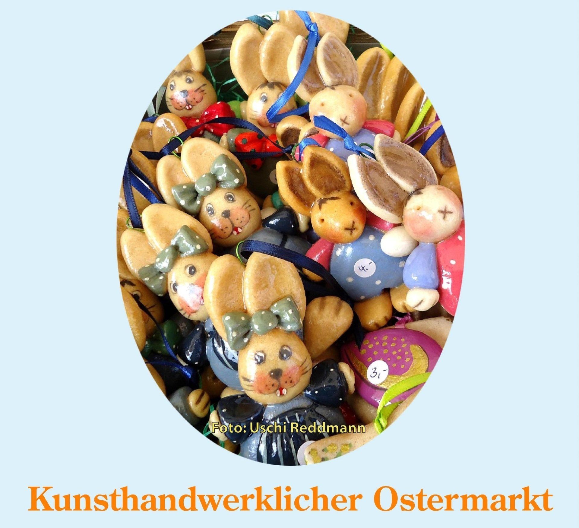 Plakat: Kunsthandwerkliches Ostern am Karl-August-Platz