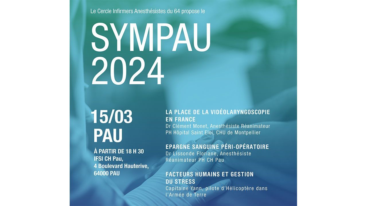 Inscription Congrès SYMPAU 2024