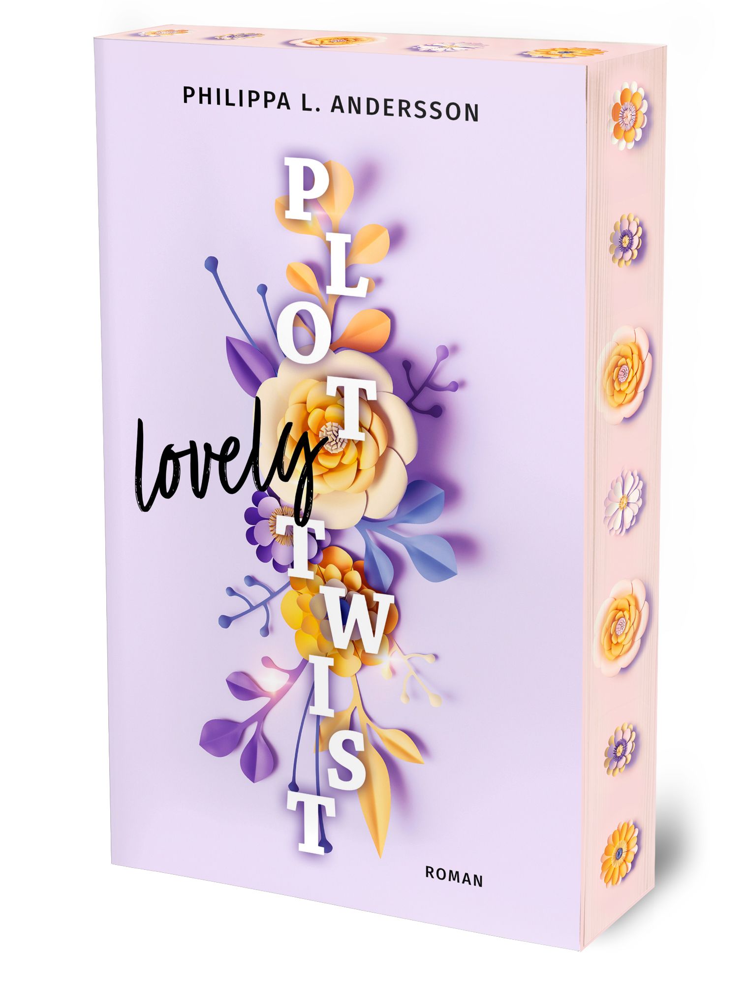 Cover Taschenbuch Lovely Plot Twist mit Farbschnitt Cover Taschenbuch Lovely Plot Twist mit Farbschnitt