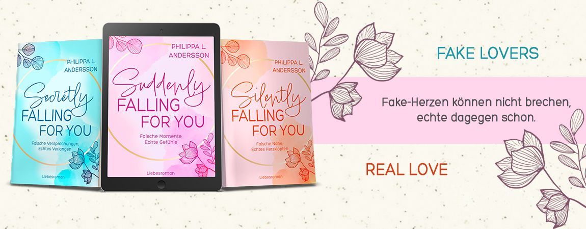 Gruppenbild Reihe Fake Lovers, Real Love mit Motto: Fake-Herzen können nicht brechen, echte dagegen schon.