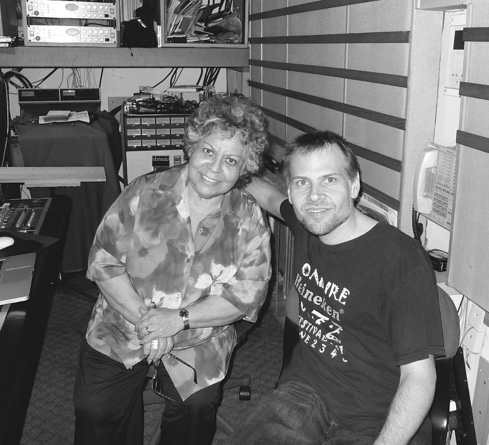 Recording session with Leny Andrade