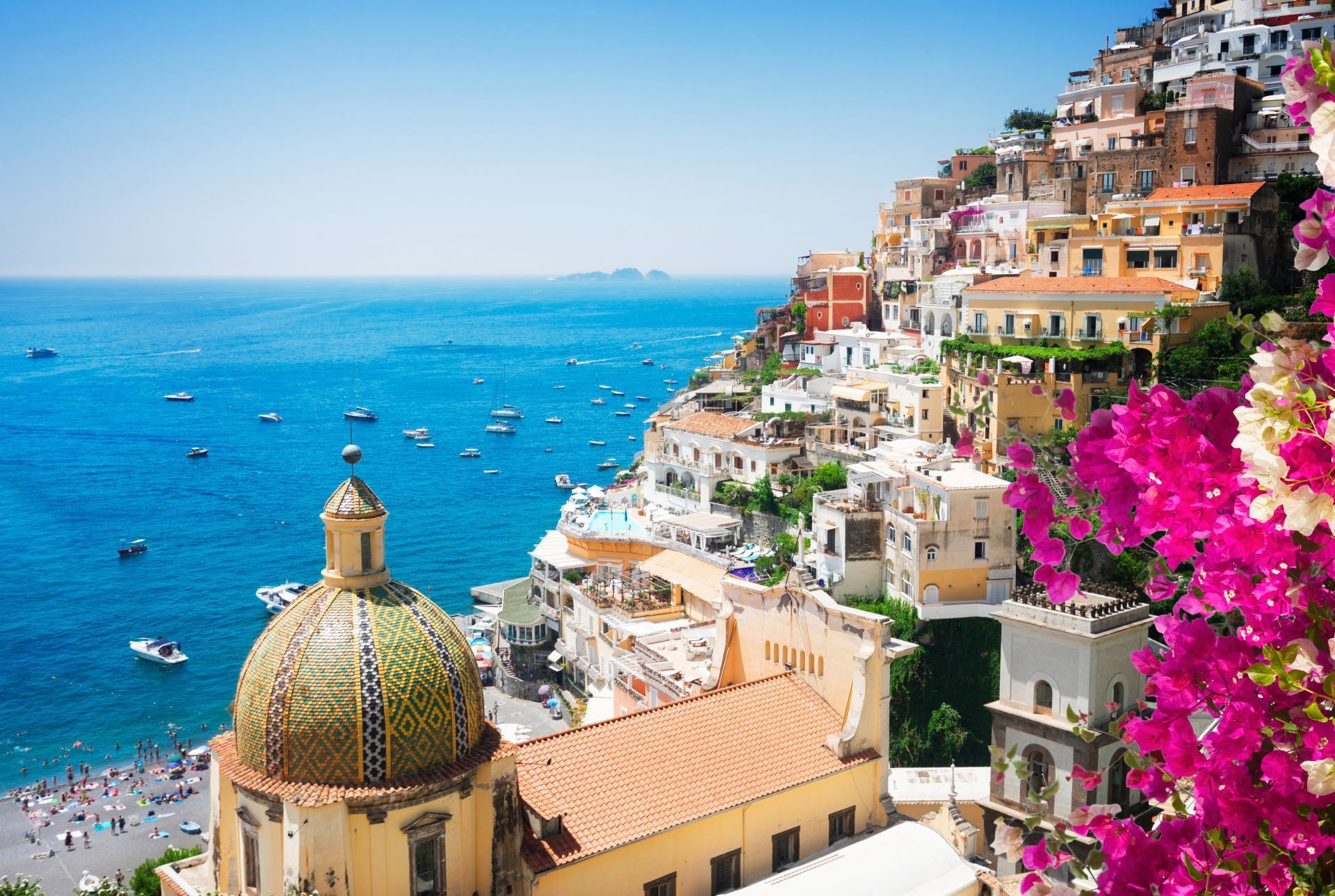 Città e mare della Costiera Amalfitana.