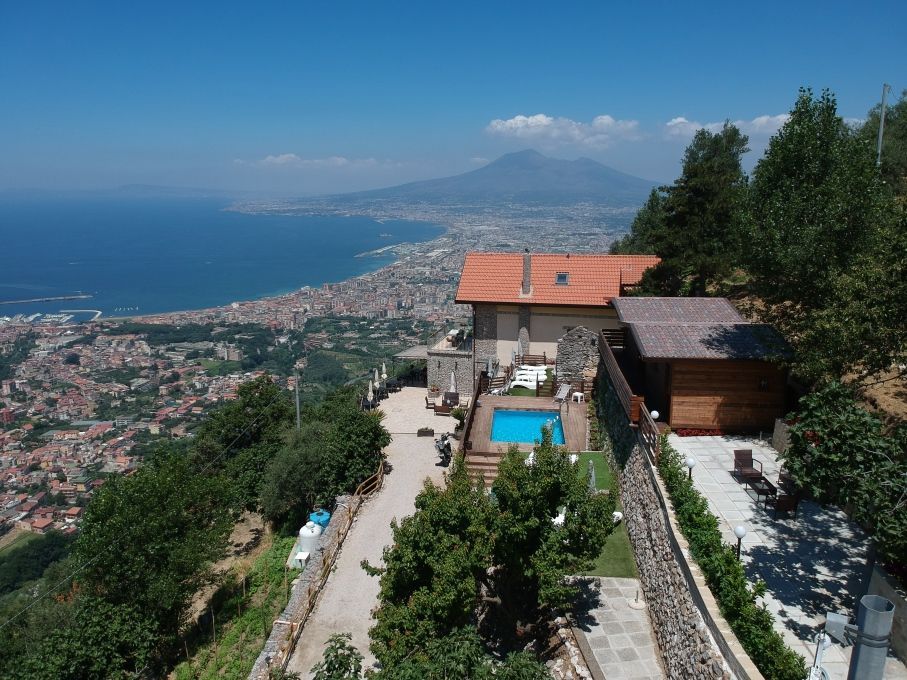 Immagine aerea della struttura