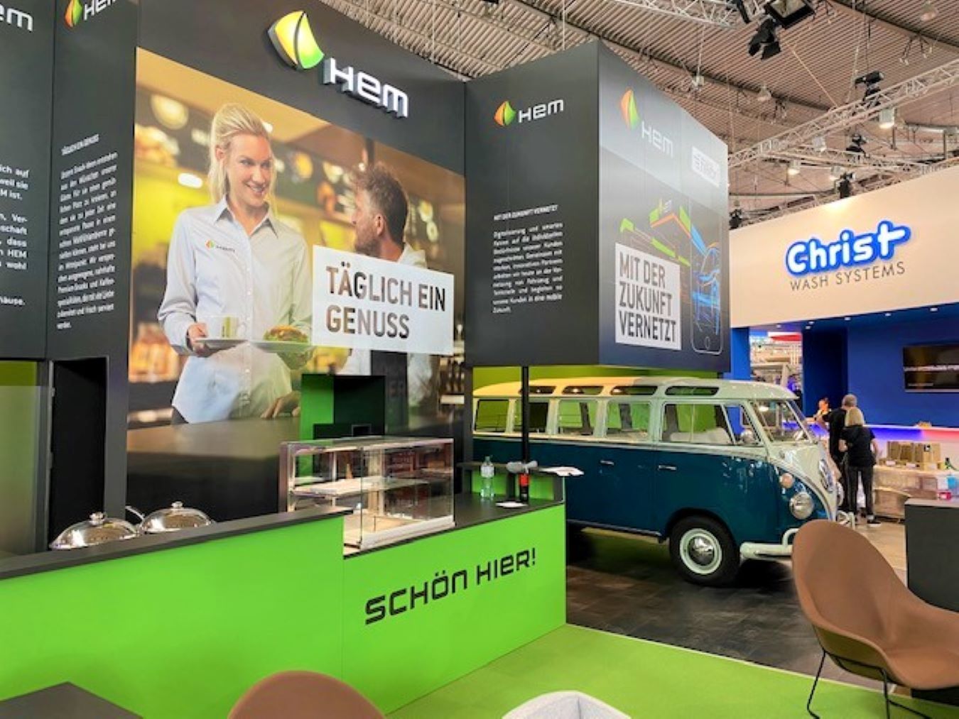 EInen Bulli mieten als Messe-Eyecatcher Messe Messestand