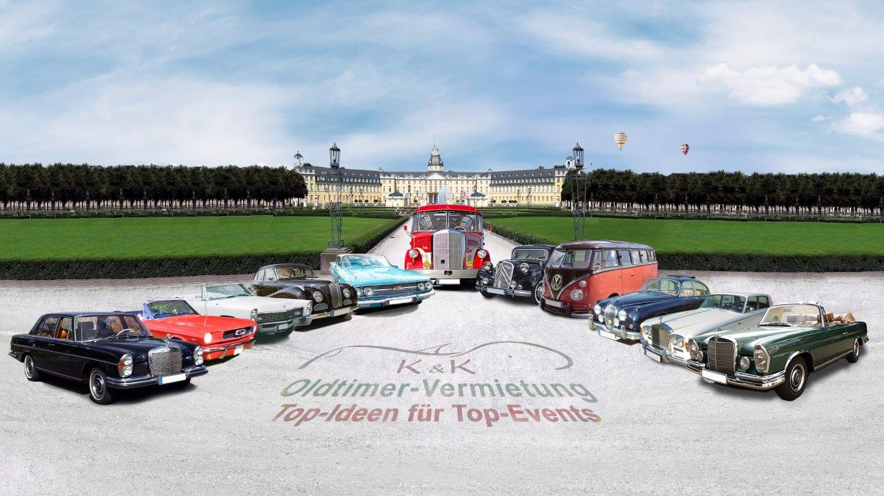Vom Mercedes bis zum Jaguar und Rolls Royce und Jaguar, von der Citroen Gangsterlimousine, Cadillac bis zum VW T1 Bulli und Oldtimerbus: Bei K & K mieten Sie einen wunderbar restaurierten Oldtimer und Oldtimerbus als Hochzeitsauto und für Events. Oldtimer mten Freiburg Offenburg Lörrach Basel