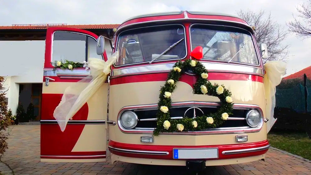 Oldftimerbus historischer Bus München