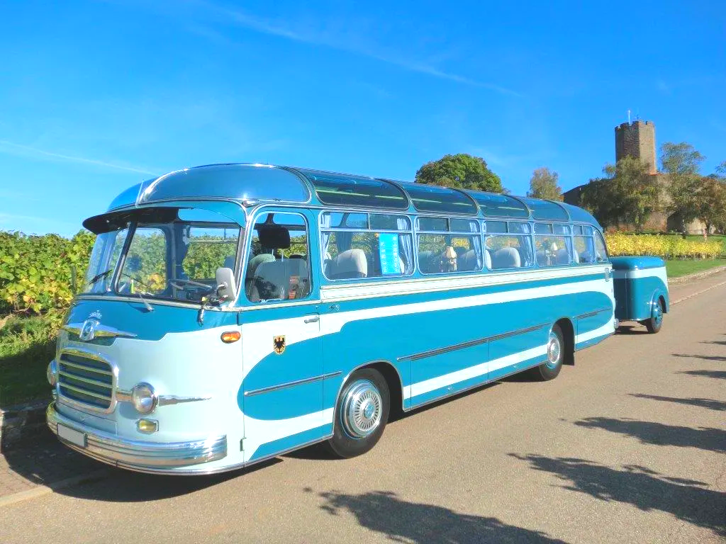 Den Oldtimerbus mieten Sie in Heidelberg und im Rhein-Neckar-Kreis, im Odenwald und an der Bergstraße. Oldtimerbus mieten in Heidelberg