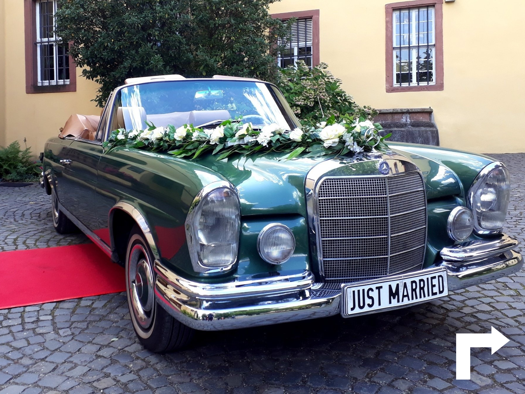 Die K & K Oldtimervermietung hat schöne Hochzeitsautos für Sie! Oldtimervermietung