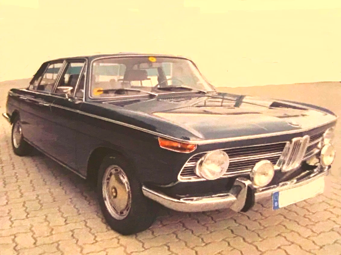 Der BMW 1800: In den 70er Jahren eines der Top-Fahrzeuge auf dem deutschen Automobilmarkt. Oldtimerverleih Allgaeu