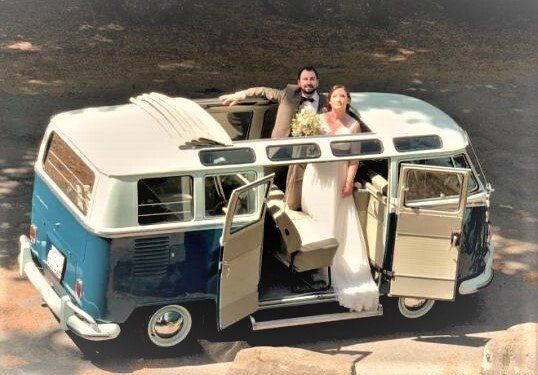 Statt Hochzeitsauto einen T1 Bulli mieten T1 Bulli mieten als Hochzeitsauto
