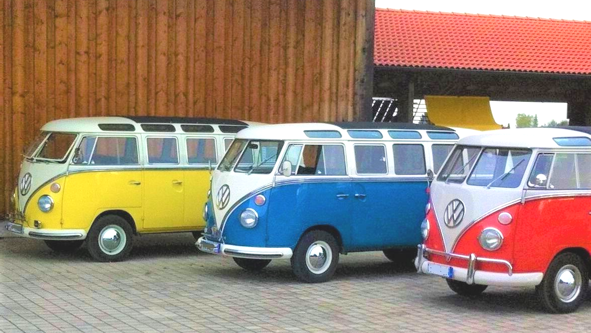 Wir vermieten schöne bunte T1 Bullis für Hochzeiten, kleine, größere und große Events. T1 Bulli mieten