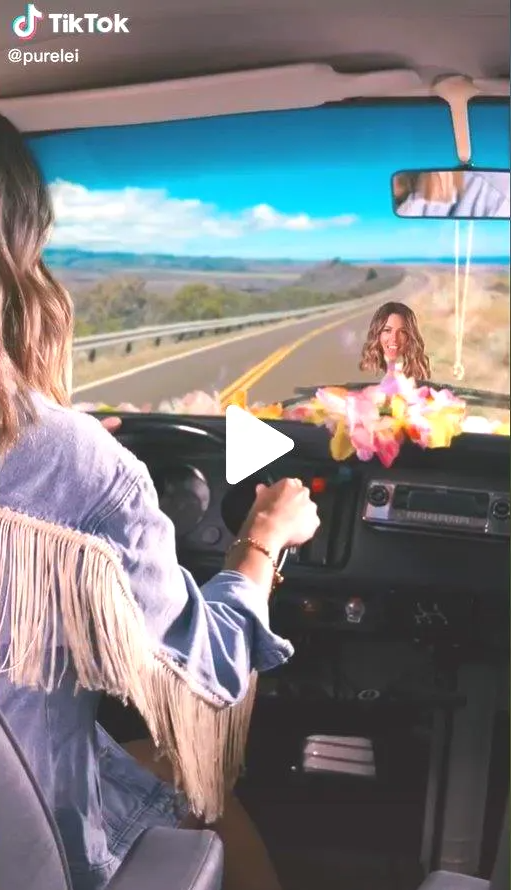 Technisch alles möglich: Amerikanische Highway-Kulisse für die Filmaufnahmen. Oldtimer Vermietung Bulli