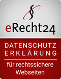 Siegel eRecht24 Datenschutzerklärung Siegel eRecht24 Datenschutzerklärung
