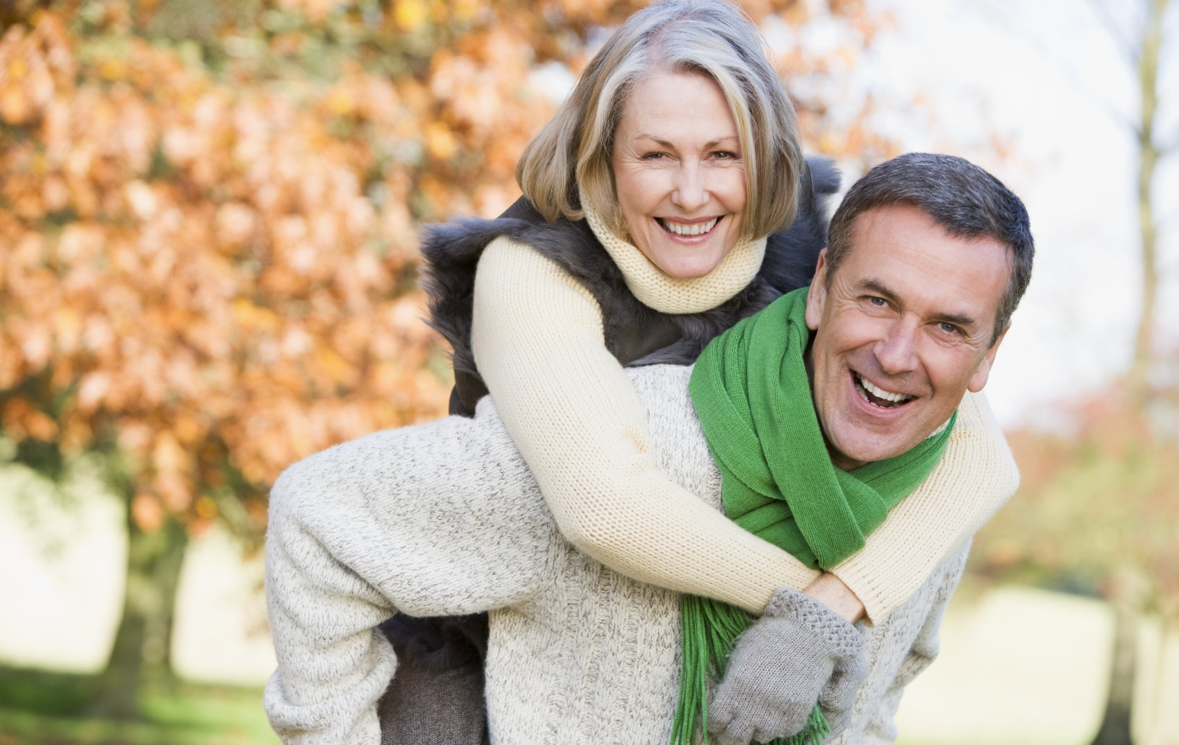 Happy middle aged couple