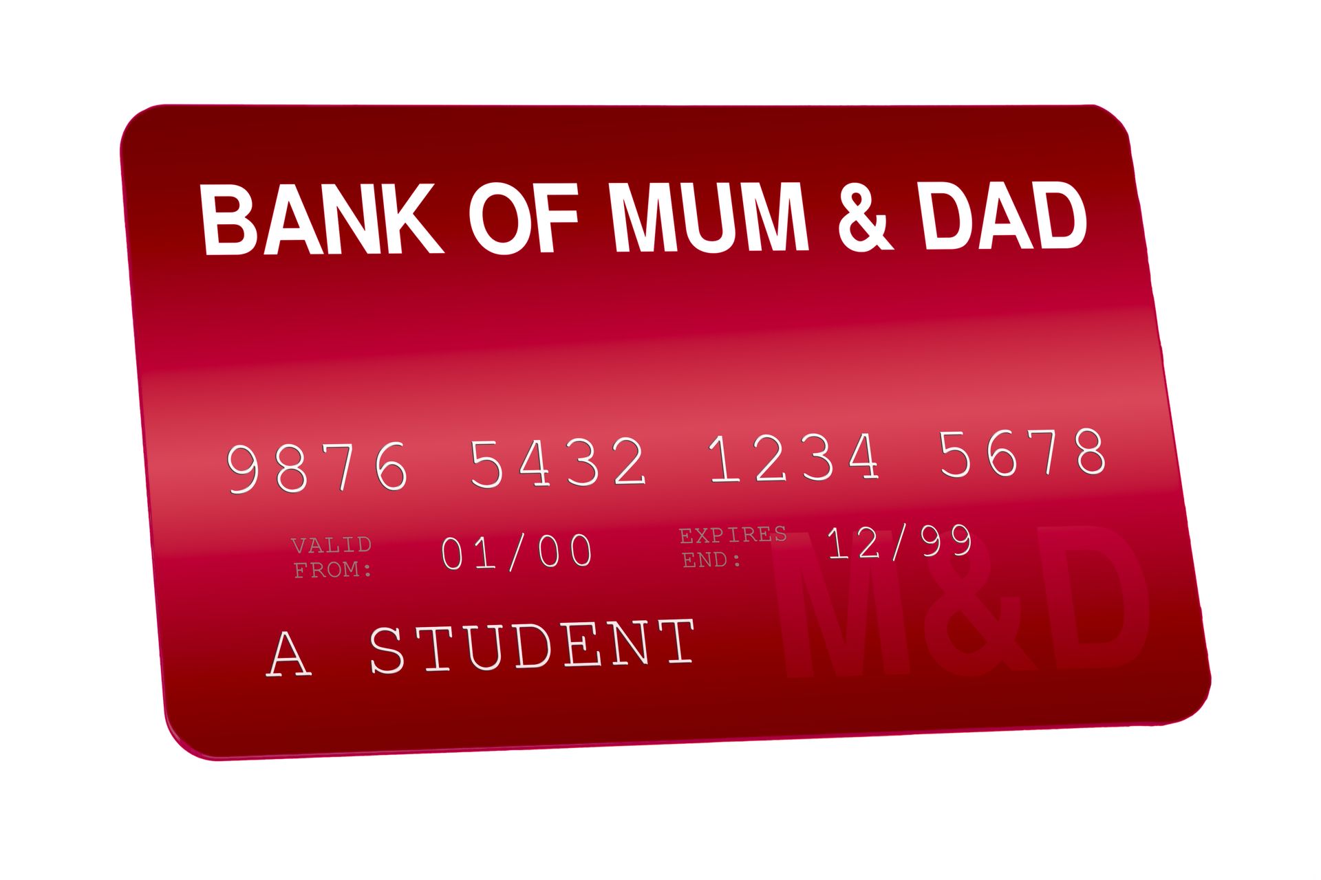 Bank of Mum and Dad Bank Card Bank of Mum and Dad Bank Card
