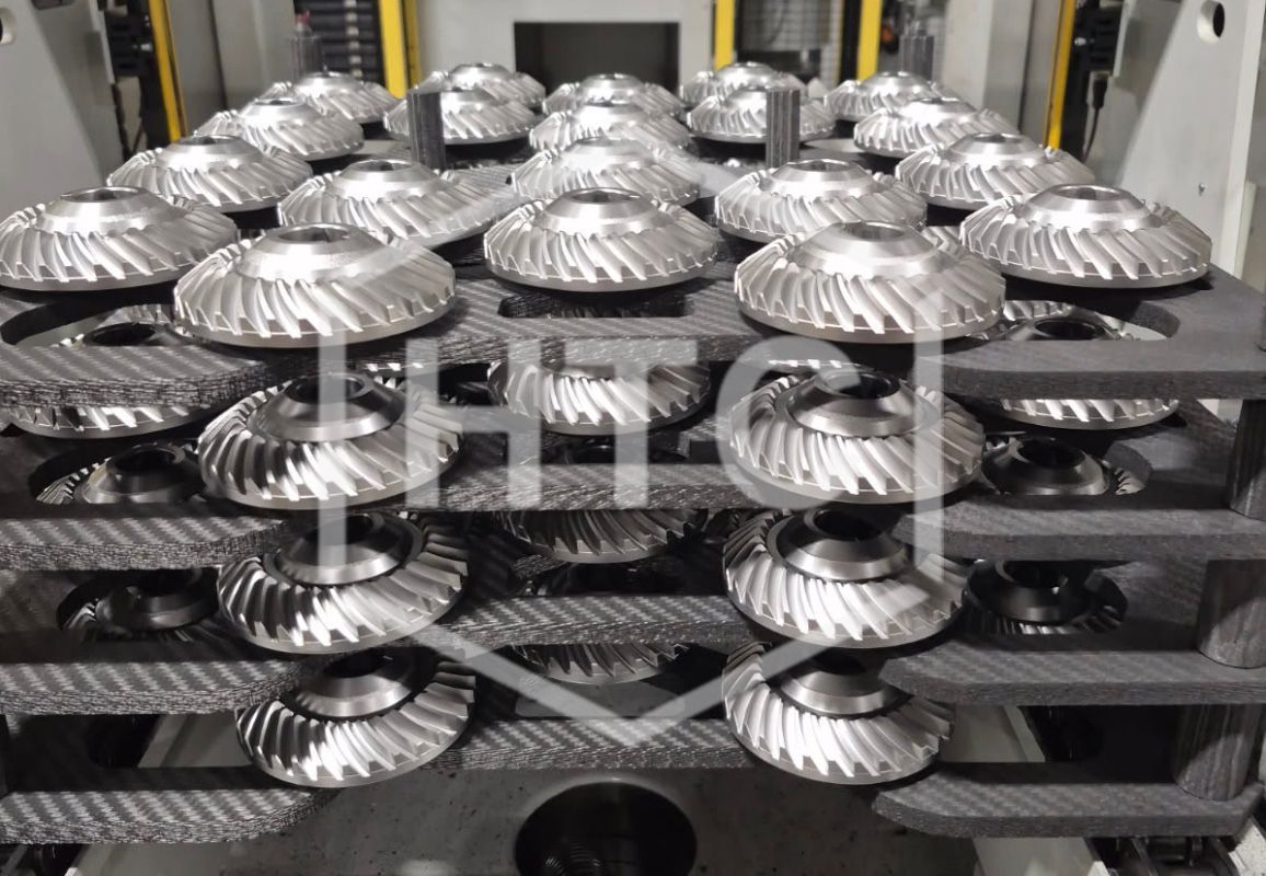 CFC Rack for gears and pinions and fully automated handling and processes in heat treatment industry