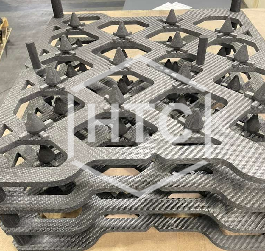 CFC-Rack for vacuum heat treatment, including oil quenching in the USA by High Temperature Concept
