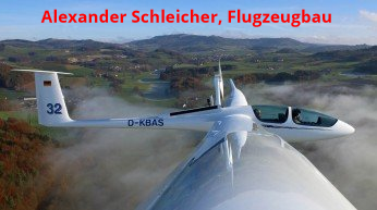 Alexander  Schleicher, Flugzeugbau