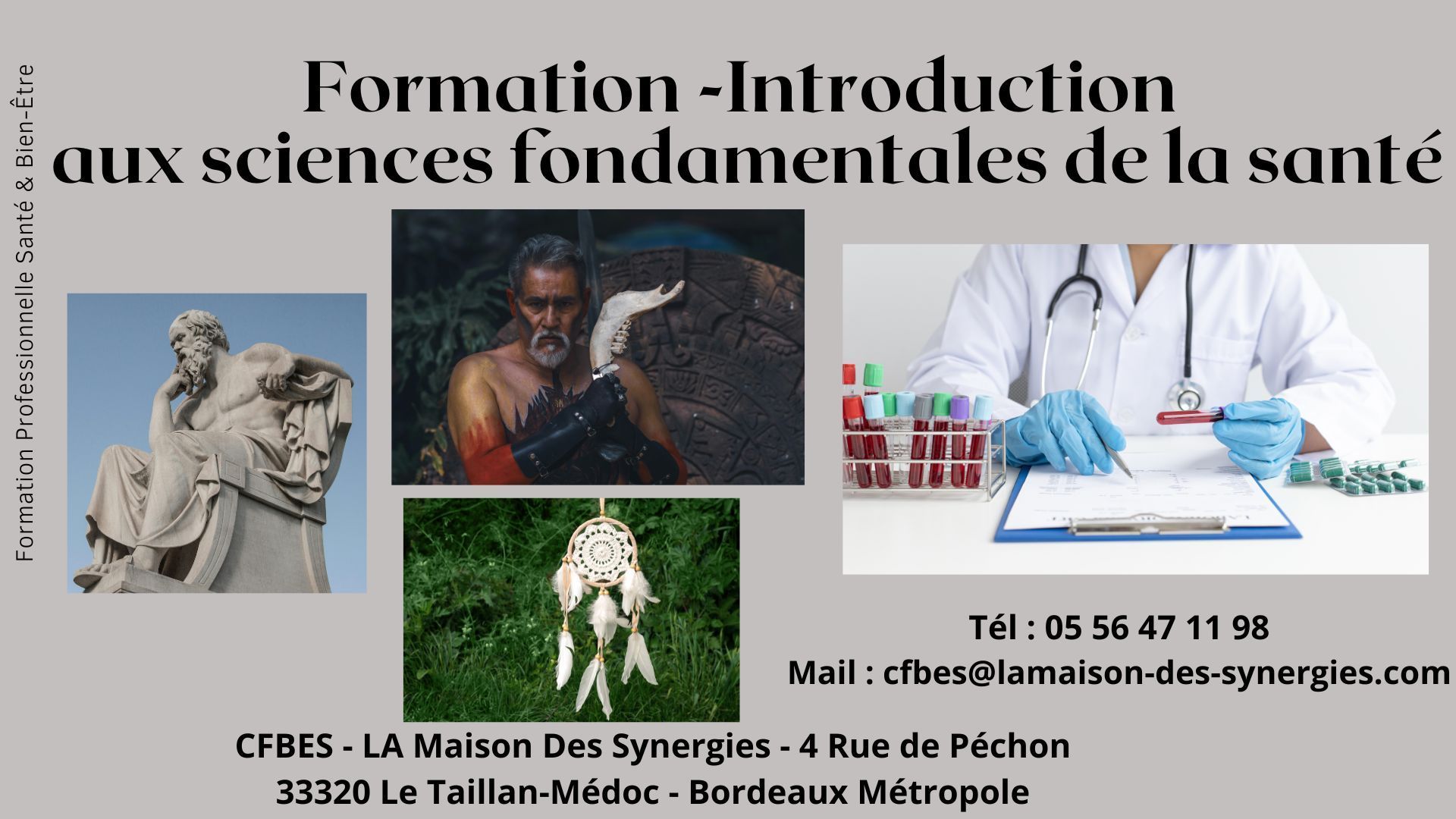 Formation professionnelle des sciences fondamentales de la santé. Initiation aux sciences fondamentales de la santé
