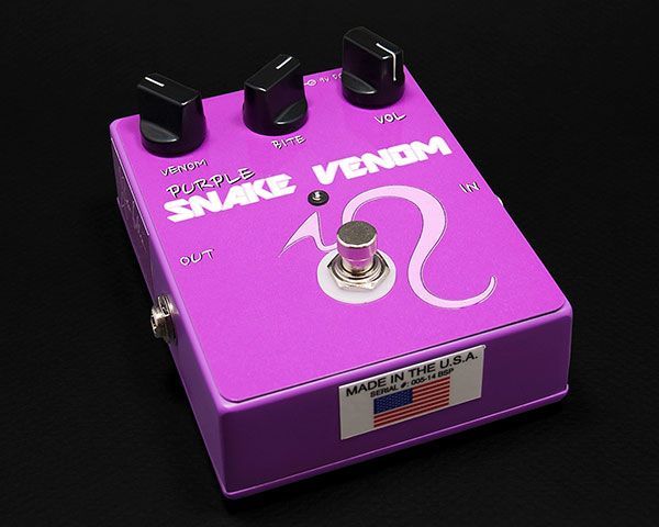 Purple Snake Venom Overdrive Pedal