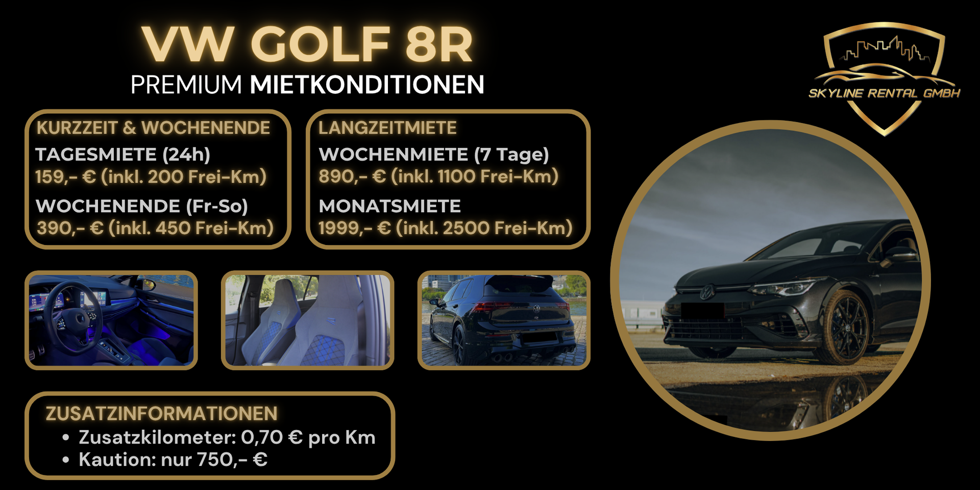 VW Golf 8 GTI Mieten
