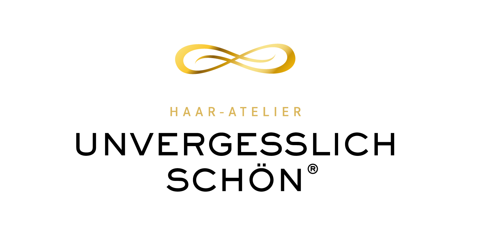 Logo des Haar Ateliers Unvergesslich Schön in Lichtenstein