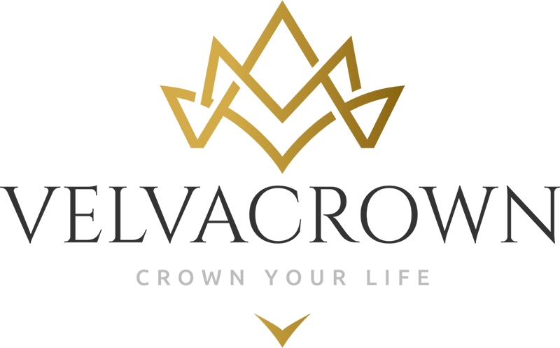 Velvacrown – Markenlogo für professionelles Haarbotox