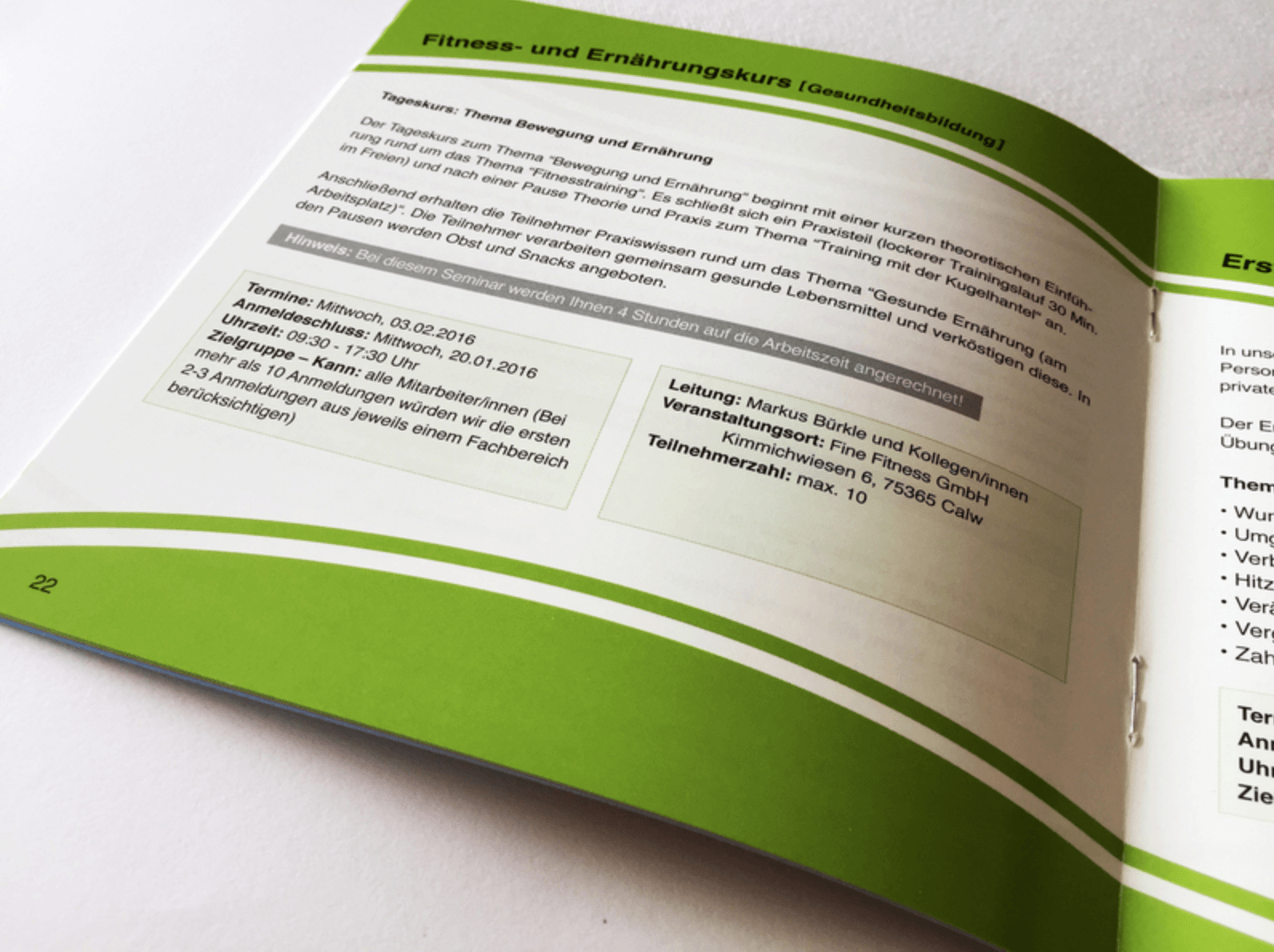 Stadt Calw - Mitarbeiterheft