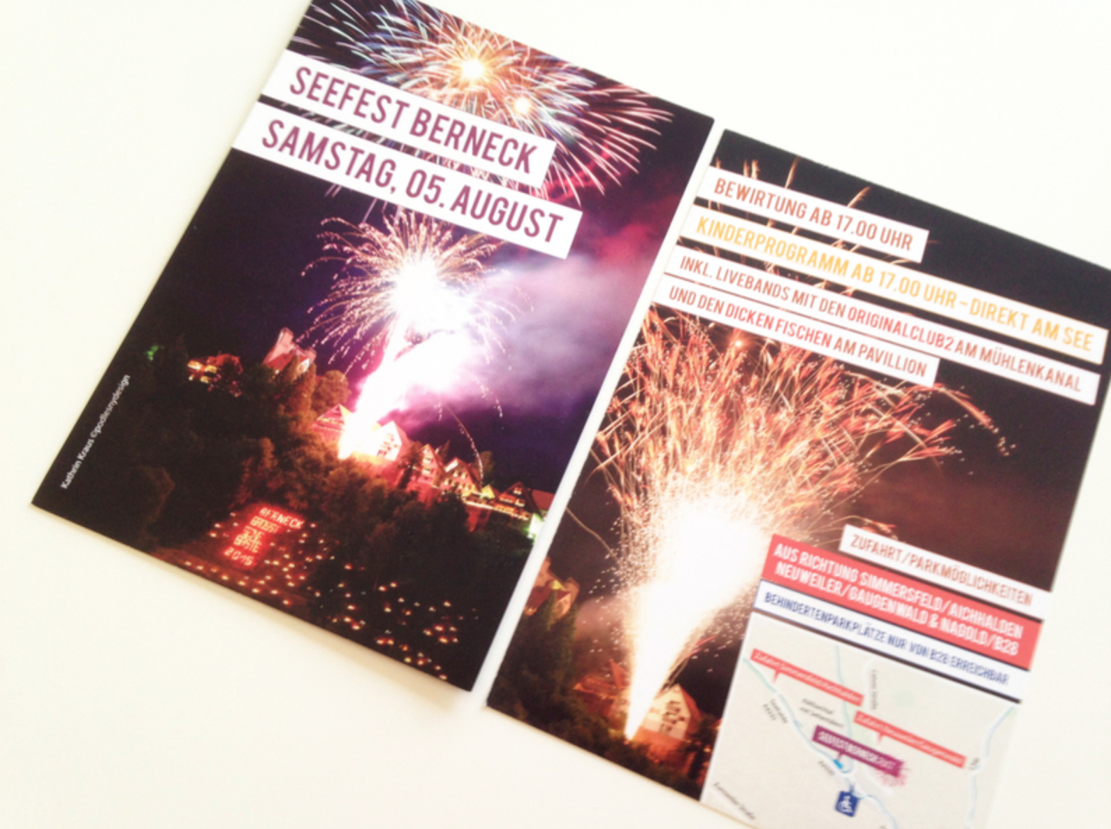 Bernecker Seefest - Flyer