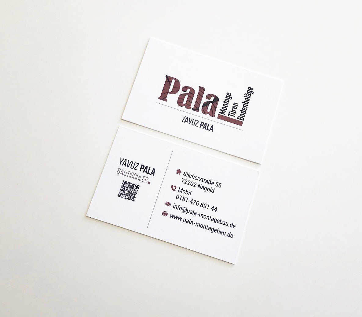 Pala Montagebau - Visitenkarte